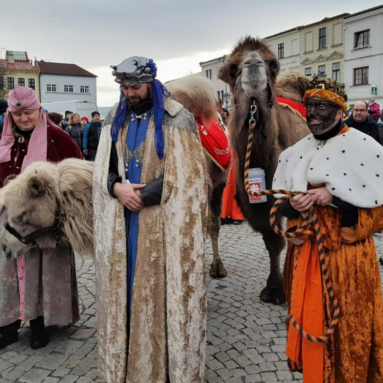 Tříkrálový průvod s velbloudem