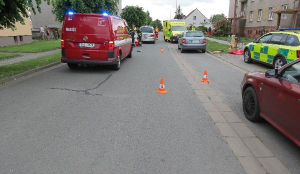 V Černožicích došlo v krátké době k další dopravní nehodě, vážně se při ní zranil desetiletý chlapec