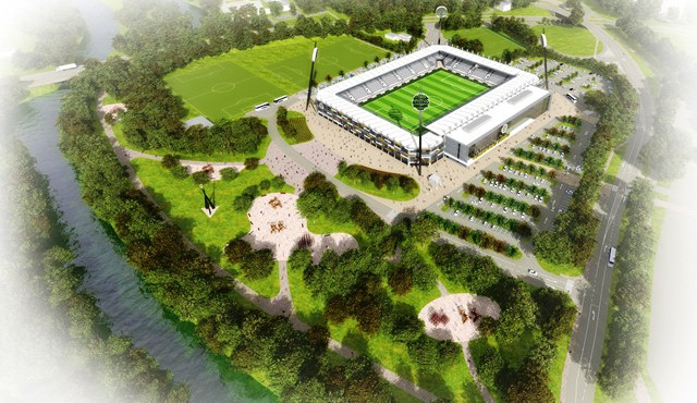 Hradečtí zastupitelé schválili vypsání čtvrtého tendru na stavbu fotbalového stadionu za více jak 600 milionů korun