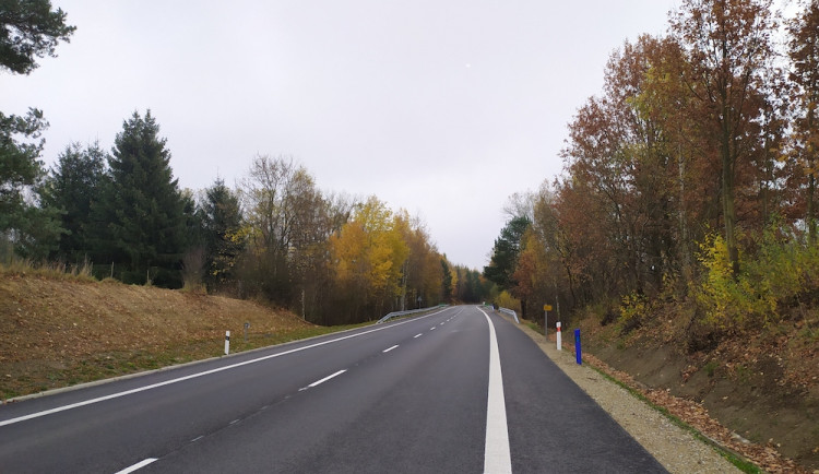 ŘSD dokončilo po osmi měsících opravy I/34 u Jindřichova Hradce za 126 milionů