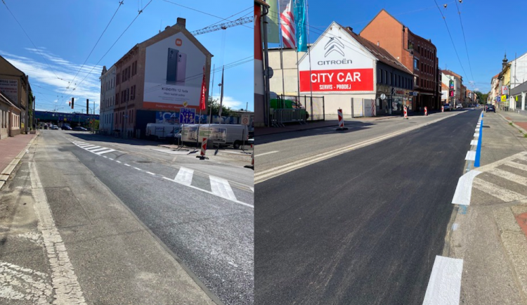 Uzavírka Rudolfovské skončila dřív. Silnice je opět průjezdná