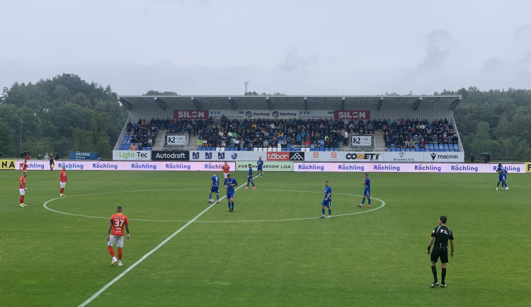 Déšť poškodil trávník táborské rezervy, hrát bude na hlavním stadionu