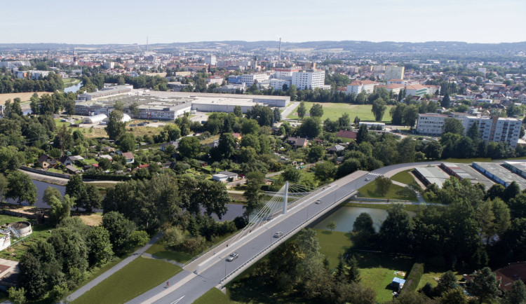Vltavu v Budějcích má překlenout další most. Stavba do Papírenské pokročila