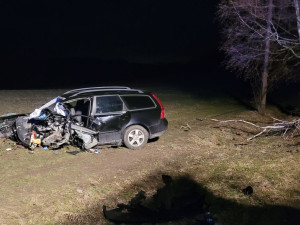 Tři lidé zemřeli při nehodách v Orlové a Novém Jičíně, auta narazila do stromů