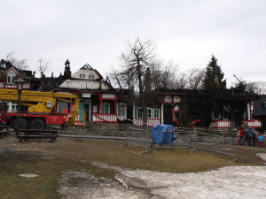 Před 10 lety vyhořela chata Libušín, horská perla od Dušana Jurkoviče.