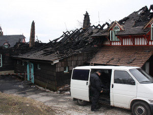 Před 10 lety vyhořela chata Libušín, horská perla od Dušana Jurkoviče.