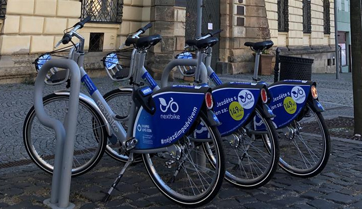 Sdílená kola Nextbike.