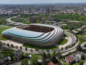 Ostrava chce Baník zpátky na Bazaly. Nový stadion může začít růst v roce 2027