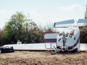 V Bartošovicích na Novojičínsku havarovalo malé letadlo, pilot se lehce zranil