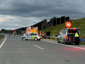 Ranní nehoda na Novojičínsku uzavřela provoz na dálnici D48