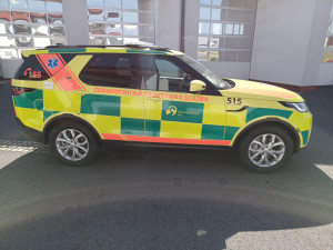 Záchranná služba rozšířila vozový park. Land-Rovery budou sloužit především lékařům