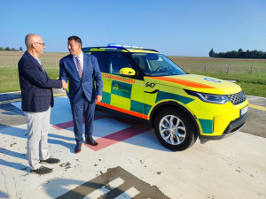 Záchranná služba rozšířila vozový park. Land-Rovery budou sloužit především lékařům