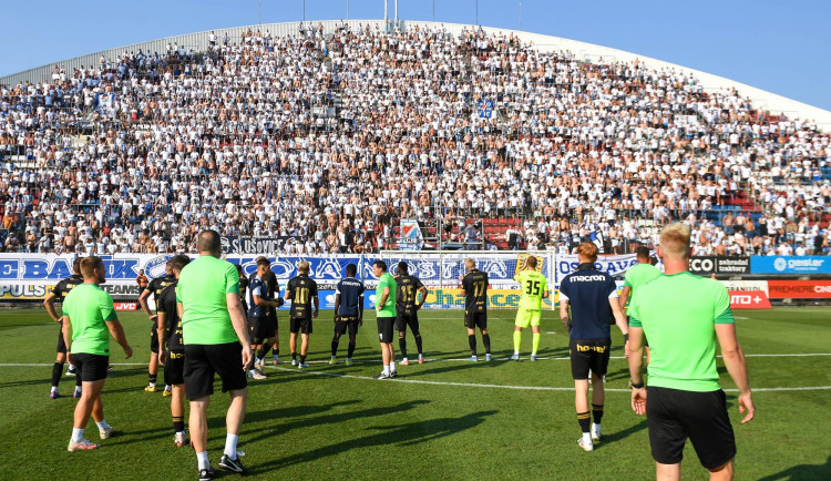 Fotbalisté Olomouce remizovali s Baníkem 2:2, Kliment a Šín dali dvě branky.