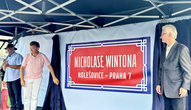 Nová ulice spojující Letnou a Holešovice nese jméno hrdiny Nicholase Wintona