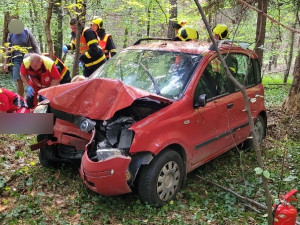 Pětasedmdesátiletá žena zemřela ráno při dopravní nehodě na Opavsku