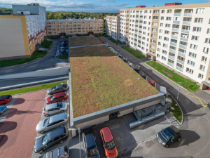 Ostravský Jih hlásí nová parkovací místa, klima v Bělském Lese zlepší zelená střecha