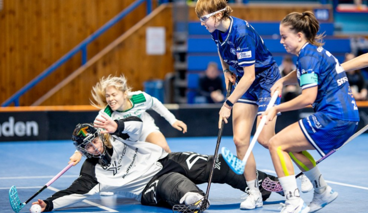 Vítkovické florbalistky v semifinále Poháru mistrů nestačily na Thorengruppen.