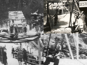 Sedačková lanovka vozí turisty z Ráztoky na Pustevny už od roku 1940