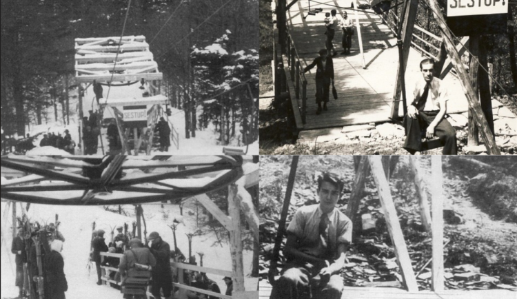 Sedačková lanovka vozí turisty z Ráztoky na Pustevny už od roku 1940