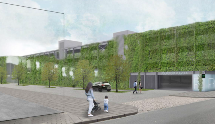 Místo parkoviště parkovací dům. Olomouc nechá vypracovat projekt nové budovy u výstaviště Flora