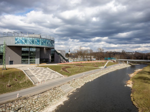 Na břeh Ostravice se vrátí stroje, v Ostravě začne další část úprav pod City Campusem
