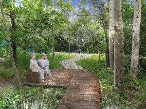 Kde zrelaxovat v rušné Ostravě? V Hrabové vzniká odpočinkový prostor s tůněmi a mokřady