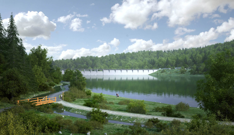 Myšlenka na přehradu Nové Heřminovy se zrodila před více než sto lety