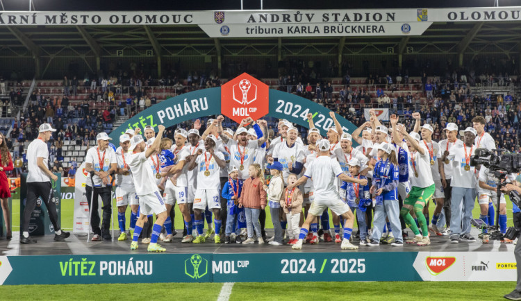 FOTO: Sigma ovládla finále proti Spartě. Olomouc po 13 letech slaví triumf v Českém poháru