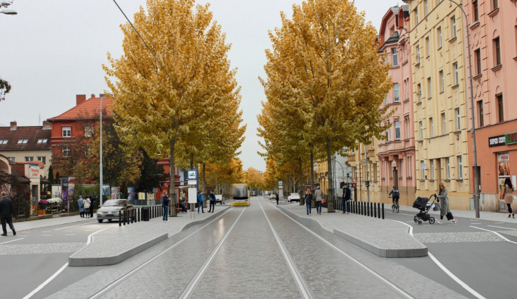 Klatovská třída se zazelená, město plánuje vrátit ulici její důstojný ráz