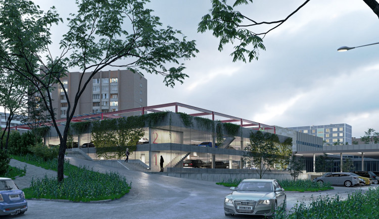 Kritický problém s parkováním na Lochotíně vyřeší nový parkovací dům se 173 místy