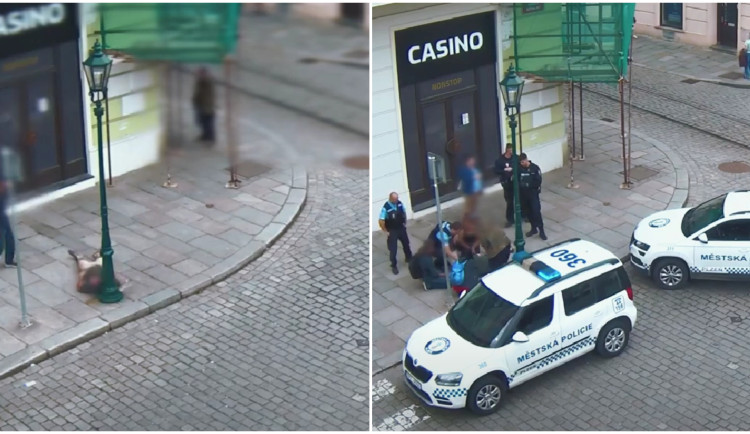 Opilý muž spolykal léky a spadl hlavou na lampu, zásah komplikoval další ochmelka