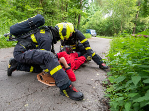 Exploze náklaďáku s výbušninami se stala tématem pro náročné cvičení hasičů
