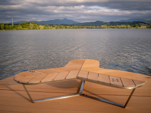 Na Olešné je nové dřevěné molo. Vyšlo na tři miliony korun