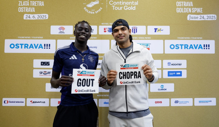 Zlatá tretra je vyprodaná. Chopra a Gout se těší na diváckou kulisu v Ostravě. Foto: Se svolením Zlaté tretry