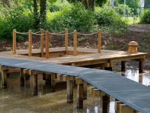 FOTO: Relax v Ostravě i pro děti. Podívejte se na nové místo s mokřady a tůněmi