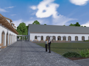 Vizualizace zámeckých koníren po rekonstrukci