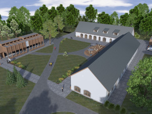 Vizualizace zámeckých koníren po rekonstrukci