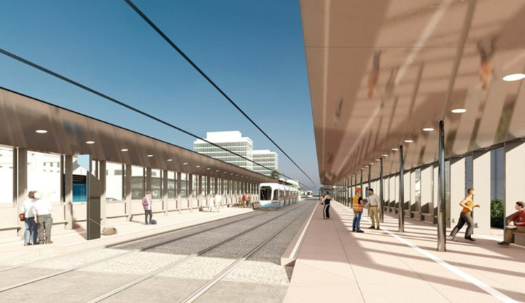 V Ostravě přestavují náměstí Republiky, do centra od zítra nepojedou tramvaje. Vizualizace: Se svolením Magistrátu města Ostravy/AFRY CZ