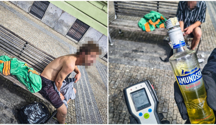 V té lahvi od vodky je melounová šťáva, snažil se muž marně obalamutit strážníky