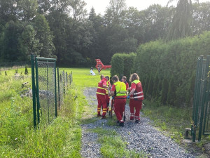 Pes pokousal dva muže. Oba mají vážná zranění, psa musela policie zastřelit