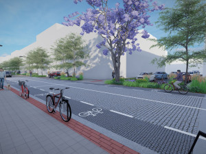 FOTO: Stavební práce na ulici Přemyslovců se chýlí ke konci, přišel čas zeleně