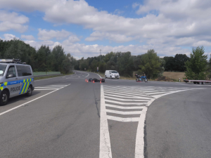 Během soboty havarovali čtyři motorkáři. Jeden byl pod vlivem alkoholu