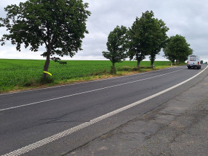 Začíná oprava silnice I/46 u polských hranic, provoz řídí semafory i regulovčíci