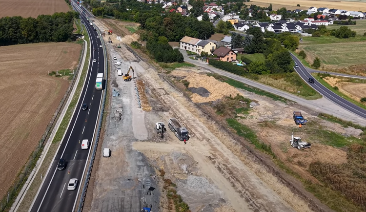 Křelov jako uzel objížděk. Provoz narostl až dvojnásobně, zní z obce u Olomouce
