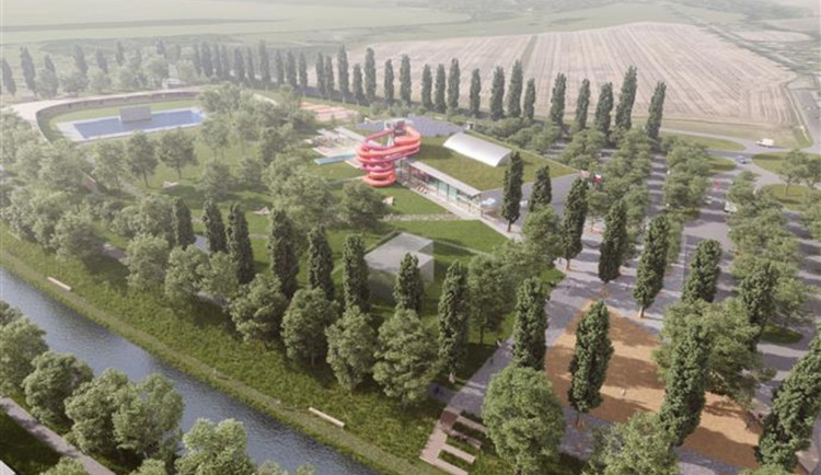 FOTO: Nové krnovské lázně vzniknou do šesti let, stát mají 580 milionů. Foto: Se svolením města Krnov