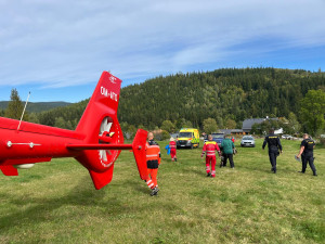 Třináctiletý chlapec se zranil při pádu v bike parku, zasahovali i horští záchranáři