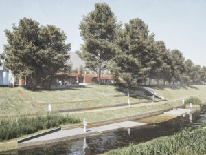 Nový Jičín chystá přeměnu břehů řeky Jičínky, vznikne tam park i oblázková pláž