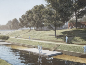 Nový Jičín chystá přeměnu břehů řeky Jičínky, vznikne tam park i oblázková pláž