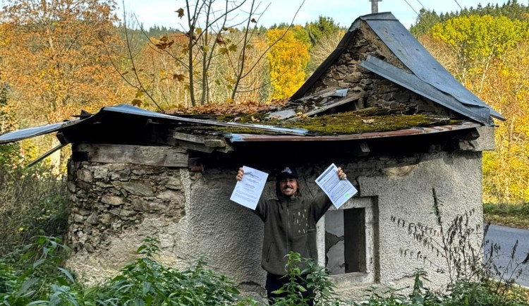 Ruina šumavské kaple se dočká obnovy, za nápadem stojí místní nadšenec