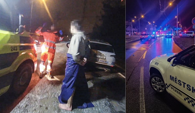 Probuzení bylo kruté. Muž ve spodním prádle, bez bot a v mrazu nocoval v cizím autě.